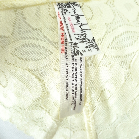 Free People Galloon M Lace Bralette Racerback 758 - Picture 4 of 7